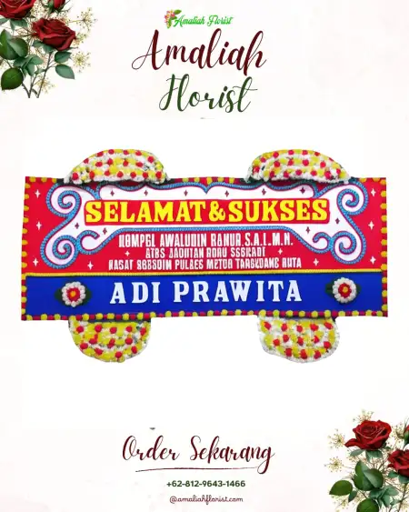 Papan Bunga Ucapan Selamat Tripa Makmur