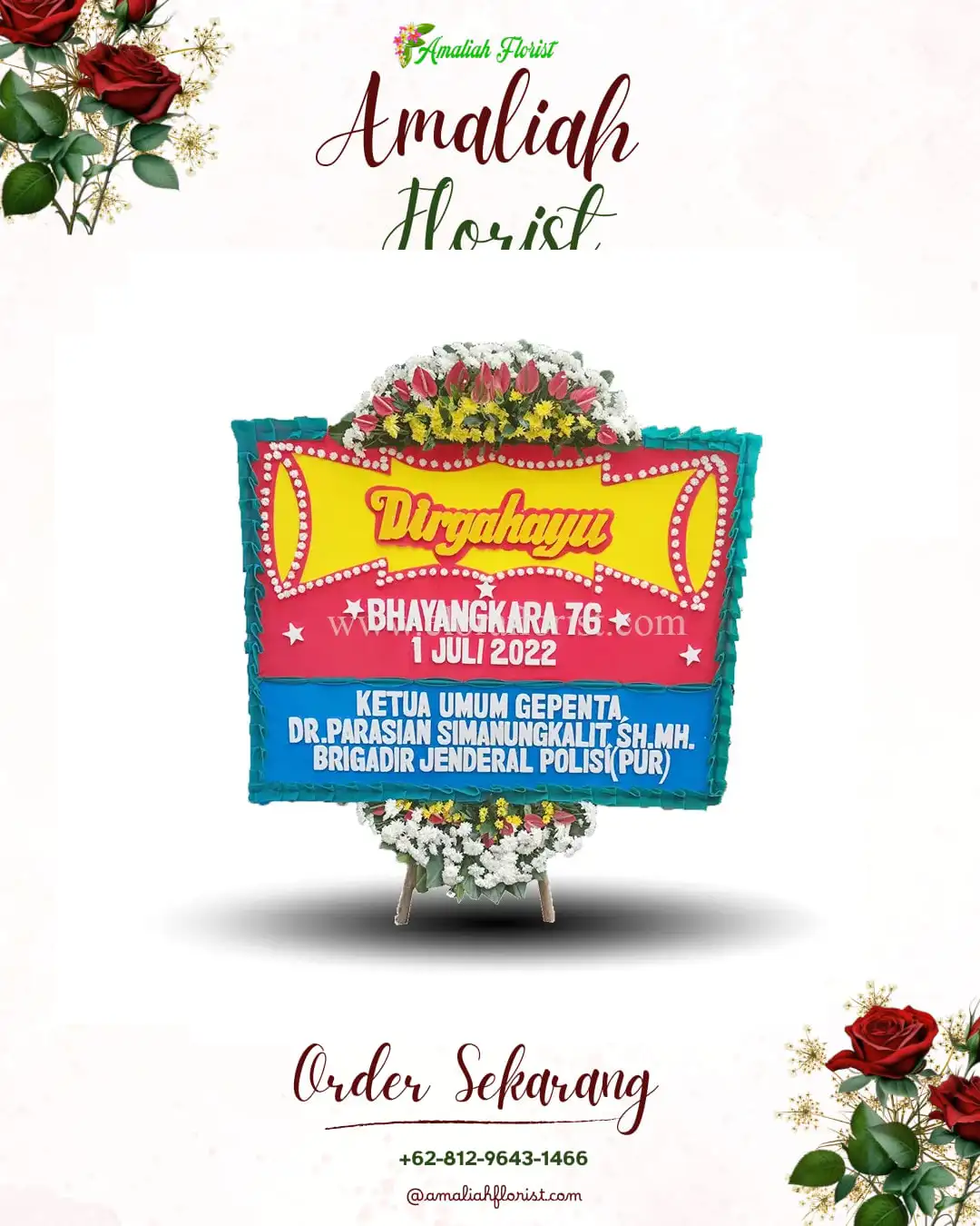 Papan Bunga HUT Ulang Tahun Tripa Makmur